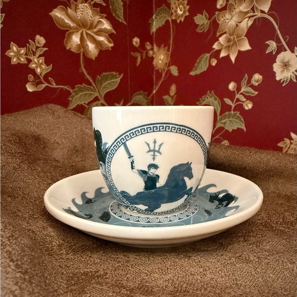 New LitJoy Percy Jackson Mini Tea Cup and Saucer in Original Boxes - Picture 1 of 16